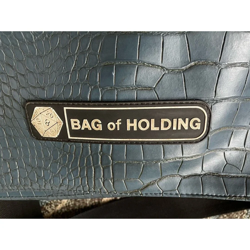 Dungeons & Dragons Bag of Holding Dragon Scale Teal RPG Messenger Bag Think Geek